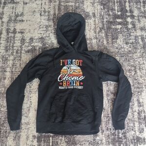 Unisex Adult Black Graphic Hoodie